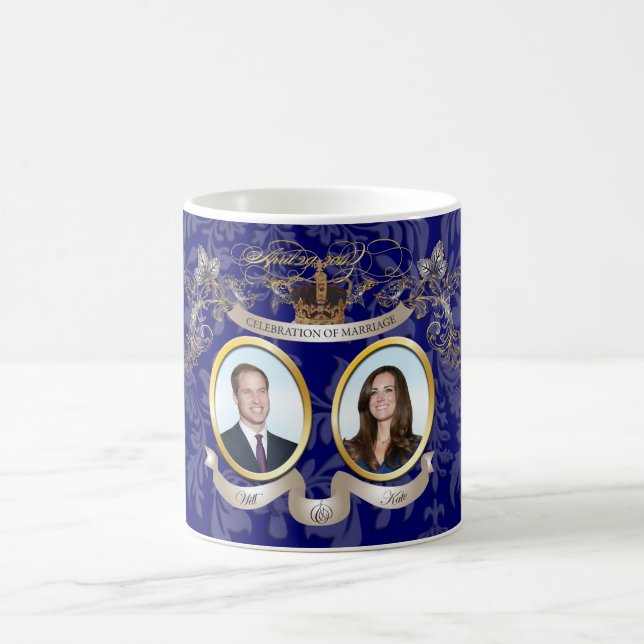 Mug Will+Kate mariage Memorbilia (Centre)