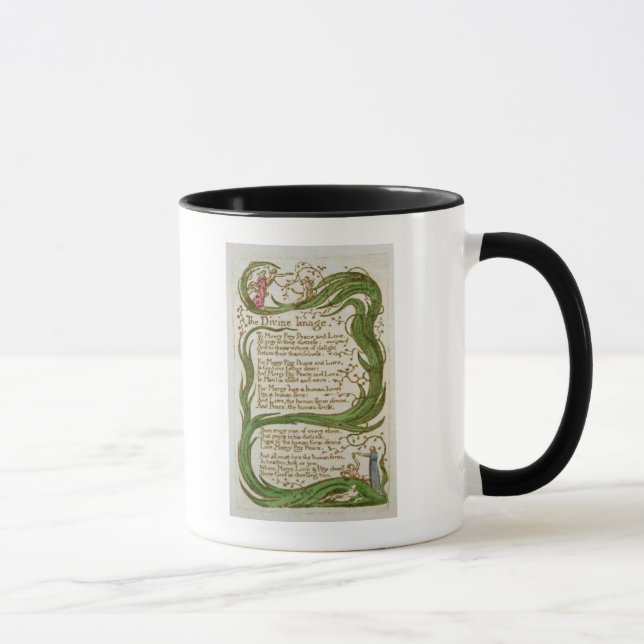 Mug William Blake | l'image divine, des chansons de (Droite)