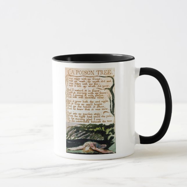 Mug William Blake | un arbre de poison (Droite)