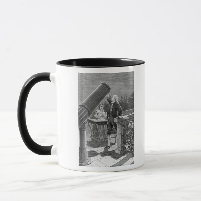 Mug William Herschel découvre la planète Uranus (Gauche)