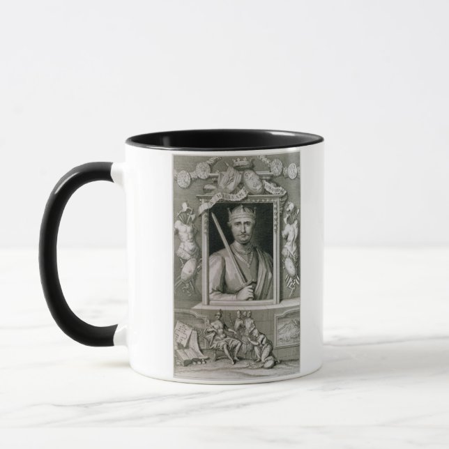 Mug William I les 1027-87) rois d'Angleterre de (Gauche)