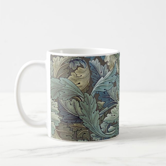 Mug William Morris Acanthus Sage Fleur Floral Botaniqu (Gauche)