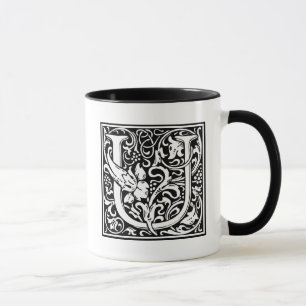 Mug William Morris Alphabet "U"