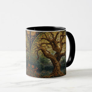 Mug William Morris Arbre de Vie Vintage Préraphaélite