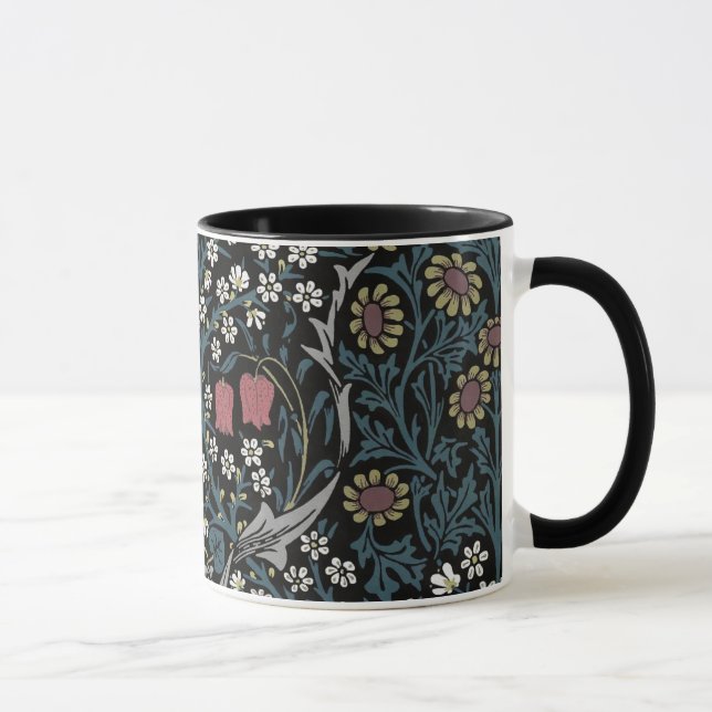Mug William Morris Blackthorn Floral Art Nouveau (Droite)