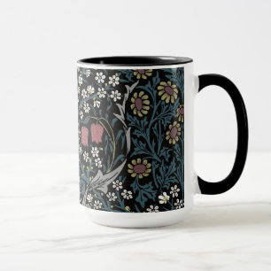 Mug William Morris Blackthorn Floral Art Nouveau