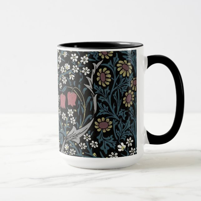 Mug William Morris Blackthorn Floral Art Nouveau (Droite)