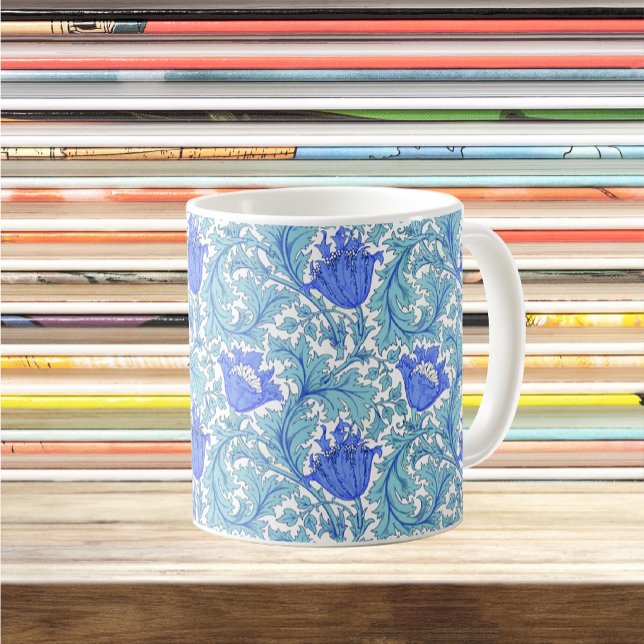 Mug William Morris Blue Anemones (Créateur téléchargé)