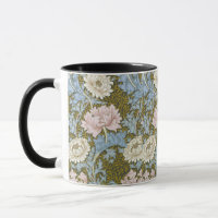 William Morris Chrysanthemum Motif floral Folia