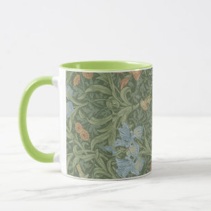 Mug William Morris Feuilles Vintages Floral Bird Iris