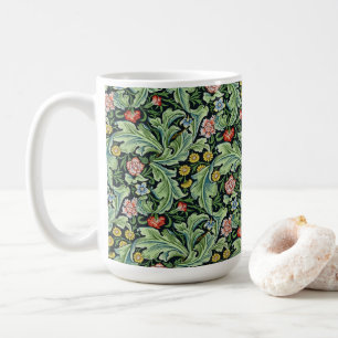 Mug William Morris Fleurs florales Carnation vert rose