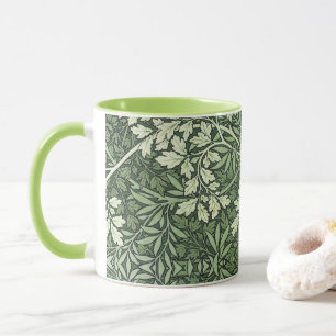 Mug William Morris Foliage Vintage Tons verts
