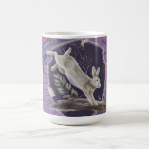 Mug William Morris Forest Rabbit Floral Art Nouveau