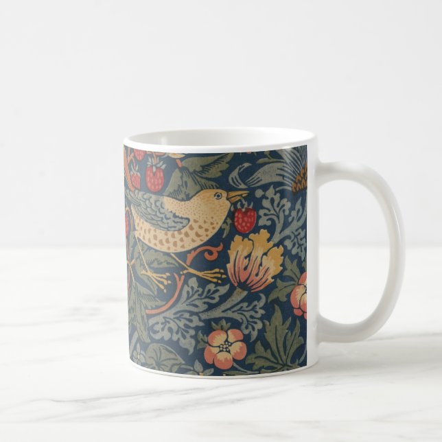 Mug William Morris Fraise Voleurs Oiseaux (Droite)