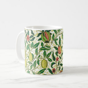 Mug William Morris Fruits exotiques, jaune citron