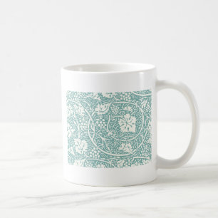 Mug William Morris Grape Motif Turquoise Turquoise