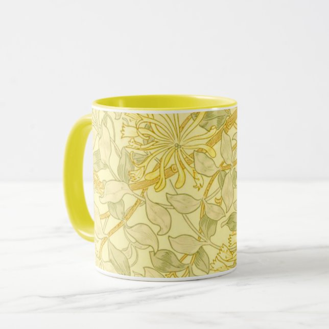 Mug William Morris - Honeysuckie jaune (Devant gauche)