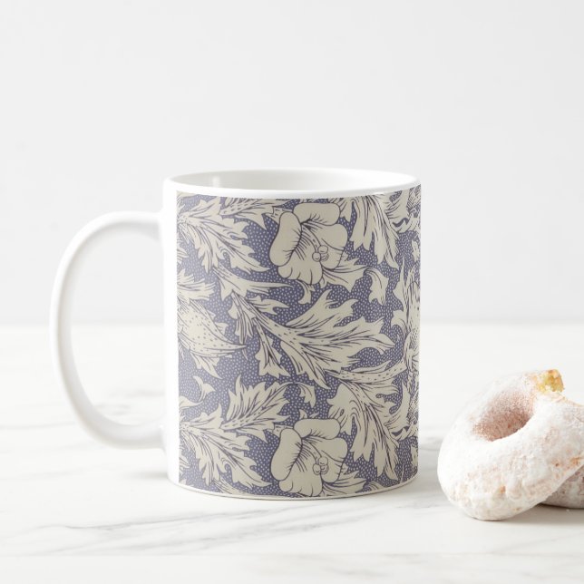 Mug William Morris Horn Poppy Classic Floral (Avec donut)