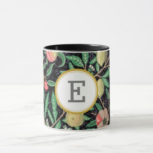 Mug William Morris INITIALE PERSONNALISÉE (Centre)