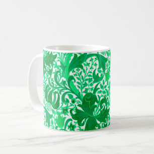 Mug William Morris Iris et Lily, Jade Green
