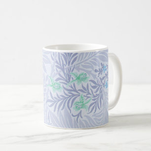 Mug William Morris - Larkspur - Fleurs et Feuilles ble