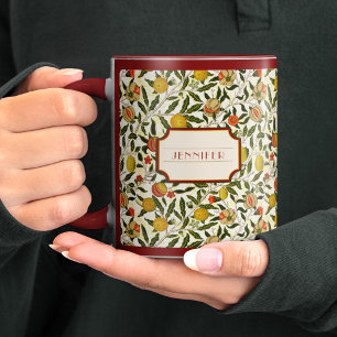 Mug William Morris Lemons Motif de grenade