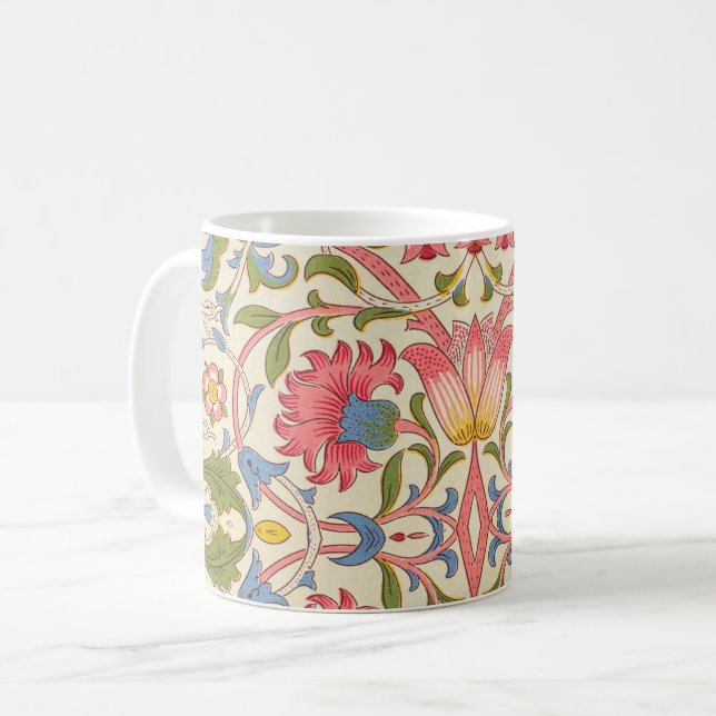 Mug William Morris Lodden Spring Wallpaper Art (Devant gauche)