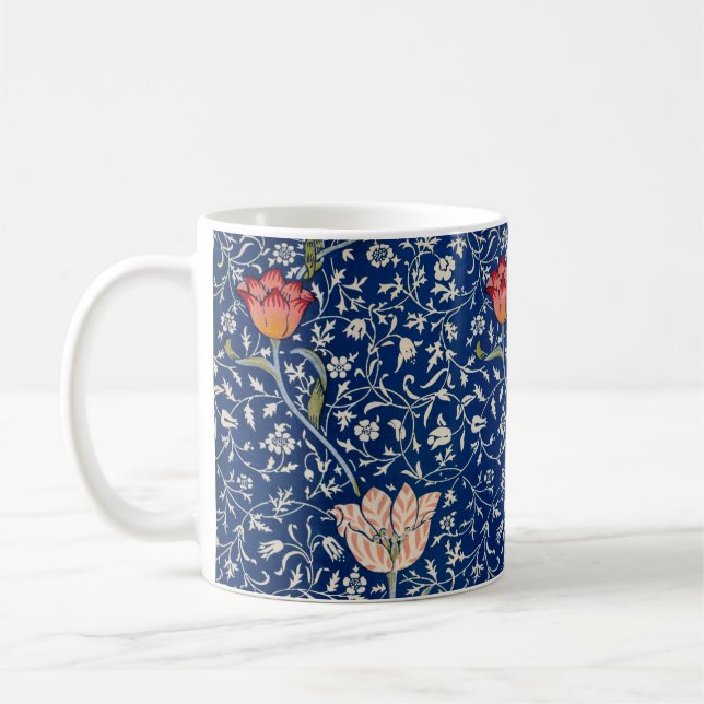 Mug William Morris Medway Floral bleu (Gauche)
