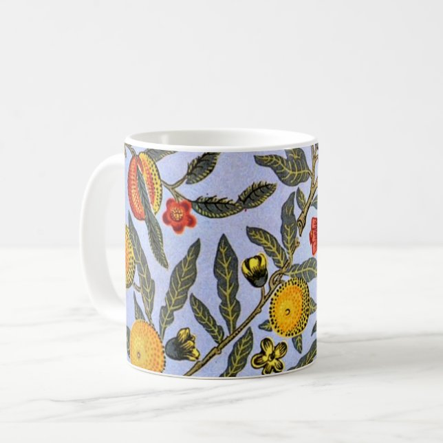 Mug William Morris motif, Fruit, (Devant gauche)