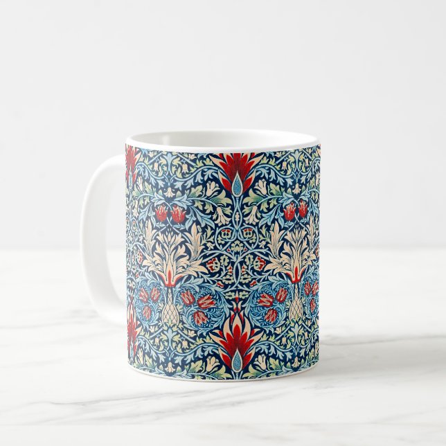 Mug William Morris motif, Snakeshead, (Devant gauche)