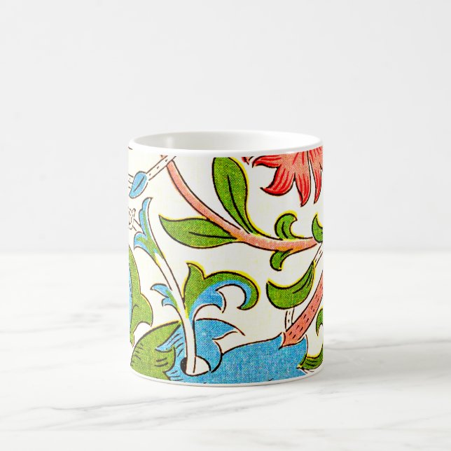 Mug William Morris motif vintage, Lodden (Centre)