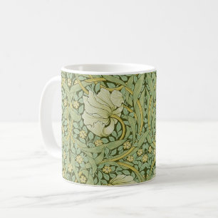 Mug William Morris Pimpernel Fond d'écran bleu Floral