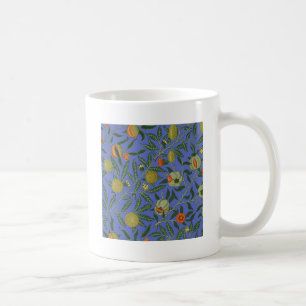 Mug William Morris Pomegranate Bleu papier peint color