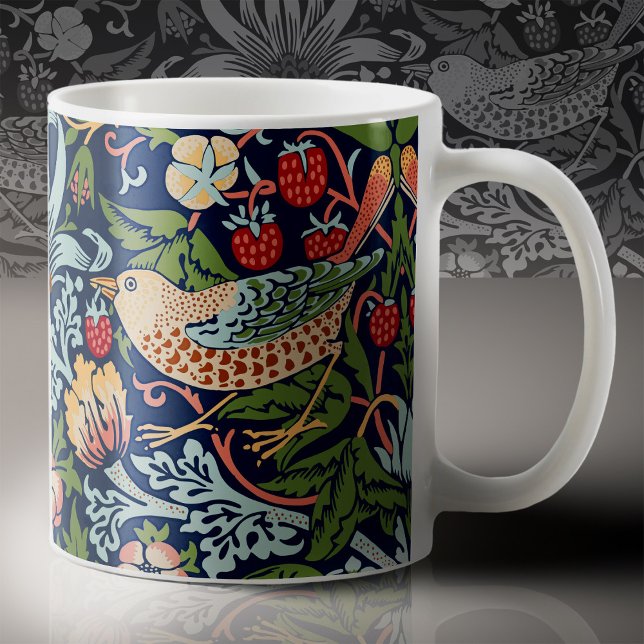 Mug William Morris Strawberry Thief (Créateur téléchargé)