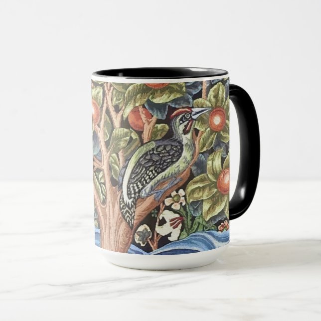 Mug William Morris Tapisserie du Pic Vintage (Devant droit)