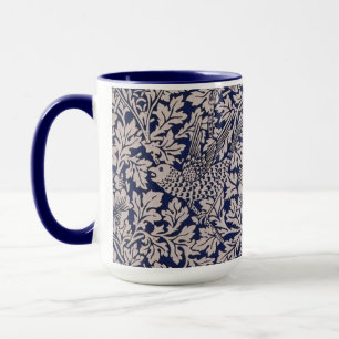 Mug William Morris Vintage Bird et Anemone Dark Blue