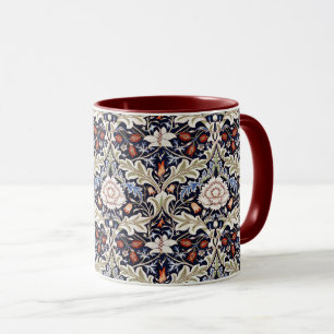 Mug William Morris Vintage Bleu Bleu Bleu Flore Fleurs