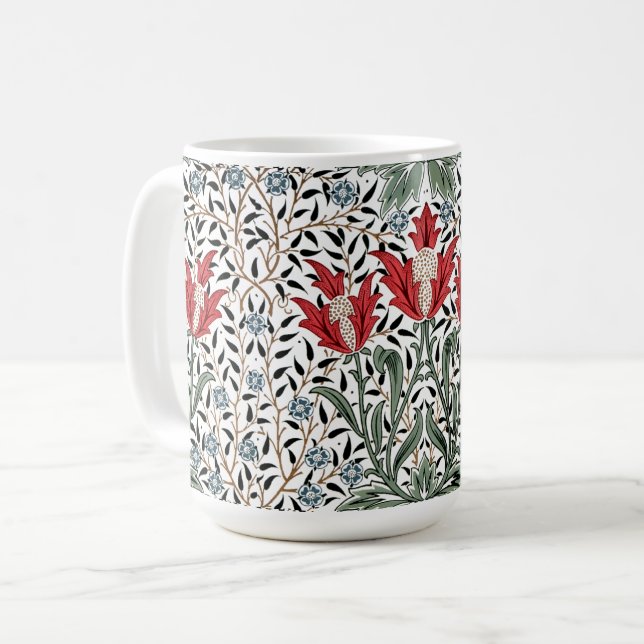 Mug William Morris Vintage Bourne Motif (Devant gauche)