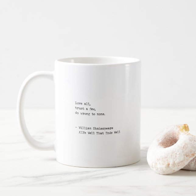 Mug William Shakespeare (Avec donut)