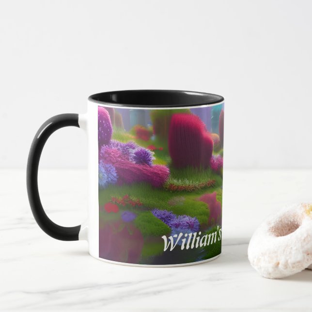 Mug William's Morning Tea personnalisé (Avec donut)