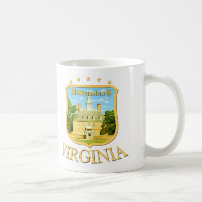 Mug Williamsburg la Virginie (Droite)