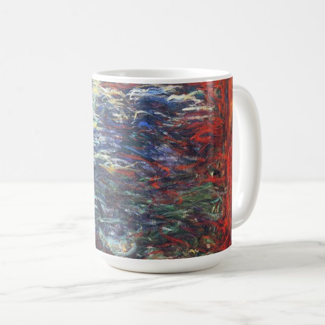 Mug Willow pleuvoir à Giverny (par Claude Monet) (Devant droit)