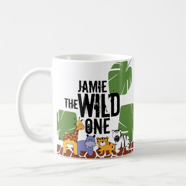 Mug WILUN Safari Premier anniversaire Personnalisé (Gauche)