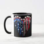 Mug Wine Dripping Heart American Flag Wine Lover 4th<br><div class="desc">Wine Dripping Heart American Flag Wine Lover 4th Of July Gift. Perfect gift for your dad,  mom,  papa,  men,  women,  friend and family members on Thanksgiving Day,  Christmas Day,  Mothers Day,  Fathers Day,  4th of July,  1776 Independent day,  Veterans Day,  Halloween Day,  Patrick's Day</div>