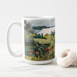 Mug Winslow Homer Flower Garden et Bungalow Bermudes  