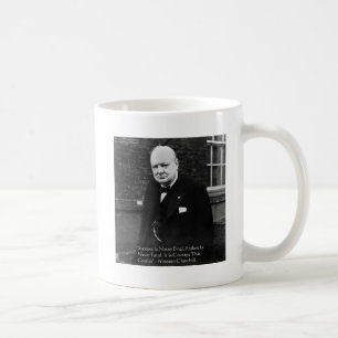 Mug Winston Churchill Dons "Réussite Jamais Finale"