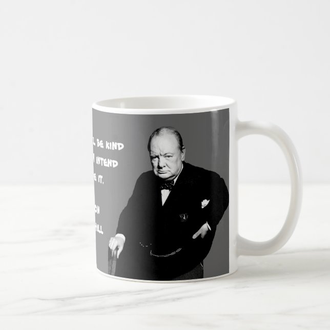 Mug Winston Churchill - Sur L'Histoire De L'Écriture (Droite)