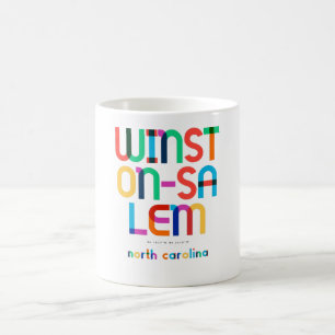 Mug Winston–Salem Caroline du Nord milieu du XXe siècl