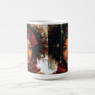 Mug Winter Glow Afrocentric Queen – Holiday Art