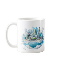 Winter Snow Globe City